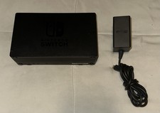 Nintendo Switch Charging Dock Station W Ac Adapter - Black