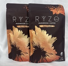 2 Pack Ryze Mushroom Coffee 30 SERVINGS Each Instant Coffee Exp 11/27
