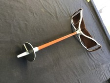 Sedile pieghevole vintage Swain & Briggs n. 901 bastone da tiro brevetto Pfahler