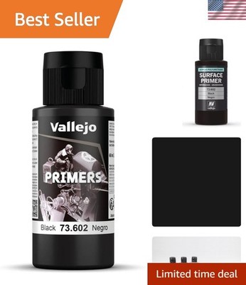 Surface Primer Color | Black Acrylic Primer 60 ml 2.02 fl.oz. | Matte Finish ...