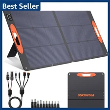 N-Type 16BB 110W Portable Solar Panel for EF/Jackery/Bluetti/Anker Power Stat...