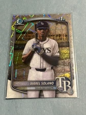2025 Bowman Chrome - Prospects Warel Solano Laser Refractor #BCP-225