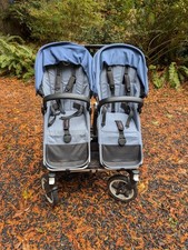 Bugaboo Donkey Double Stroller Blue & Black F...