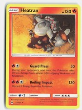 Heatran 13/131 Rare Forbidden Light Pokemon Lightly Played