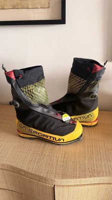 La Sportiva G2 Evo Mountaineering Boot EU 43.5 US 10.5 Black/Yellow NEW W/ TAGS