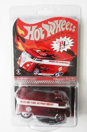 Hot Wheels 2009 Redline Club Membership Redline Fire Dept. Volkswagen Drag Bus