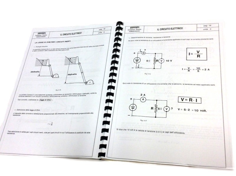 1989 Ferrari Concepts & Practical Applications Electronics Manual