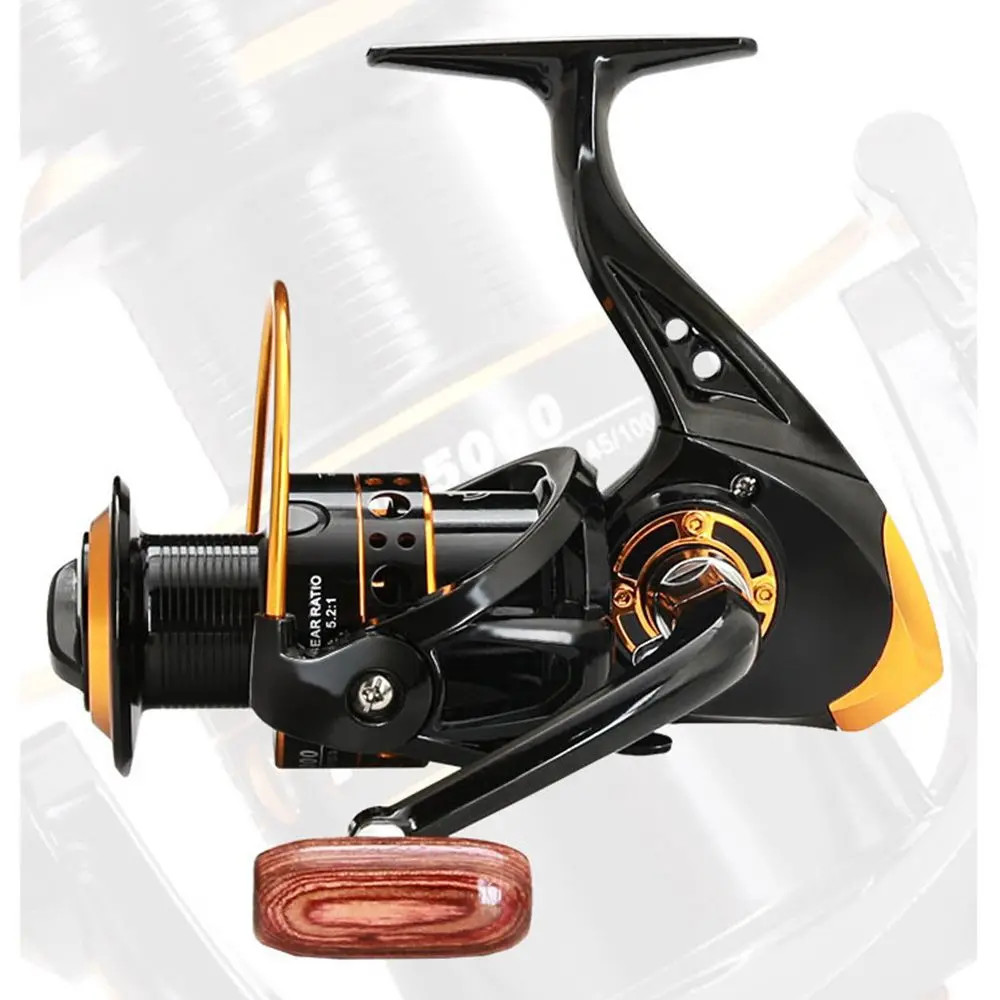 Spinning Fishing Reel 5.2:1 Gear Ratio CNC Metal Spool for F