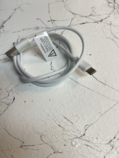 White USB Cable USB Standard Type A Male to USB Type C Male 1:1 Connection
