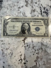 1935E silver certificate "Star Note"
