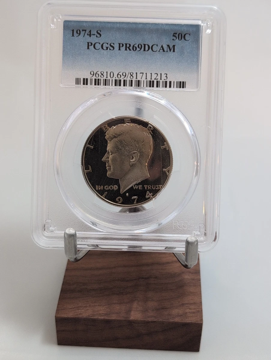 Proof PR 69 Graded 1974 Kennedy US Half Dollars (1964-Now) for