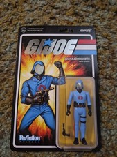 G.I. Joe Super7 Reaction Figures Cobra Commander Enemy Leader 3.75 Figure NEW