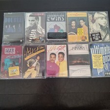 Lot Of 10 Electronic House Dance Cassette Tapes: Sealed - Wax Double Silk Daily