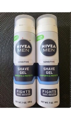 LOT OF 2 NIVEA MEN/SHAVE GEL/SENSITIVE/NEW AND SEALED