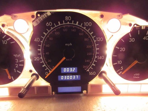 97-99 Mercedes R129 SL320 W140 S320 Instrument Gauge Cluster 1404406111 30K MILE - Foto 3 di 12