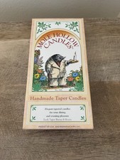Mole Hollow Candles Dozen 10” Tapers Hunter Green Massachusetts New In Box