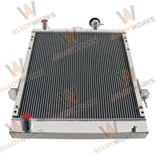 2 Row Aluminum Radiator For 1994-05 Chevy GMC Isuzu Truck Van W NPR NQR NRR US - Foto 6 di 10