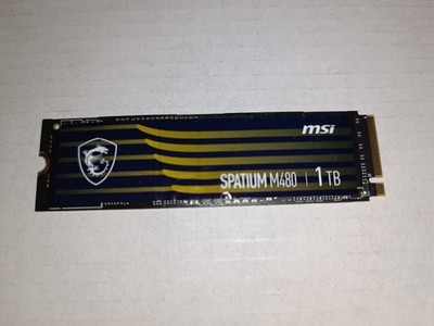 Solid State Drives MSI SPATIUM M480 Pro 1TB PCIe 4.0 NVMe M.2 2280