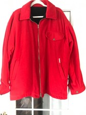 Vintage 90s Marlboro Wool Reversible Full Zip Collered Jacket Mens Size LARGE