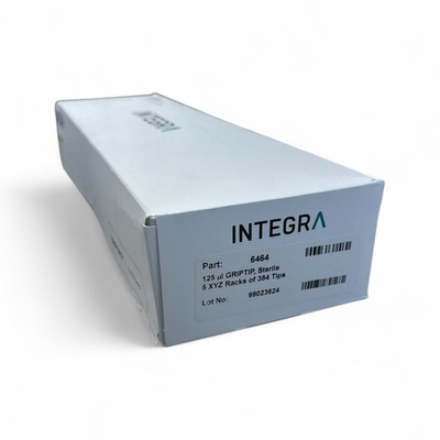 Integra 6464 125µL XYZ GripTips   Sterile Racks of 384 Tips (Best Offer!)