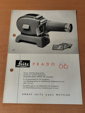 Prospekt Leitz Prado 66 Foto Brochure 17