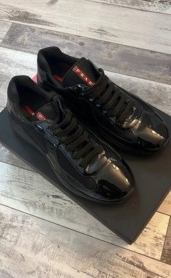 prada cup sneakers size 10, gently used
