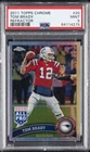 2011 TOPPS CHROME REFRACTOR #20 TOM BRADY PSA 9