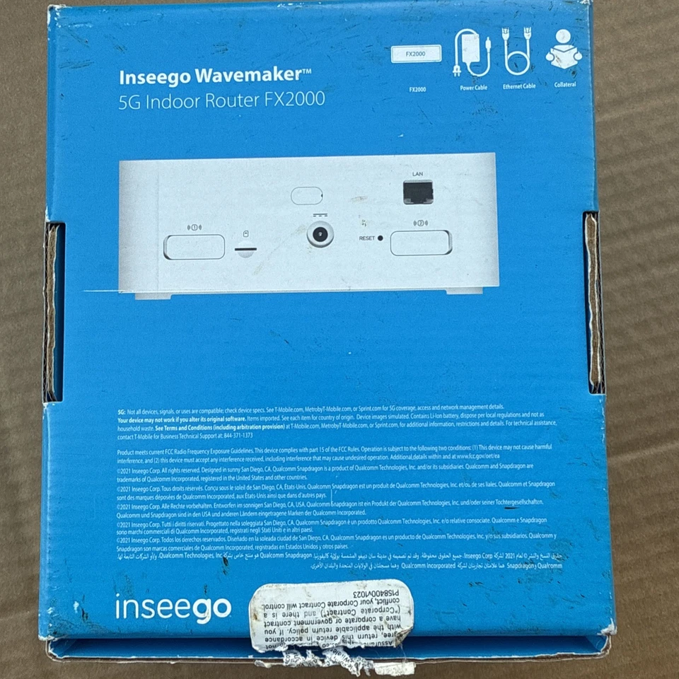 Inseego Wavemaker 5G Indoor Router FX2000 White  - Image 2 of 4