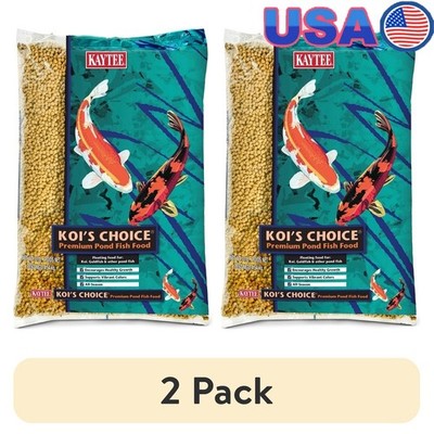 Koi Floating Fish Food Pellets All Season Nutrition Digestible Clear Water 10lbs