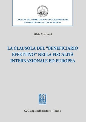 Buch - Marinoni Silvia - Die Klausel des wirtschaftlichen Eigentümers in der Besteuerung