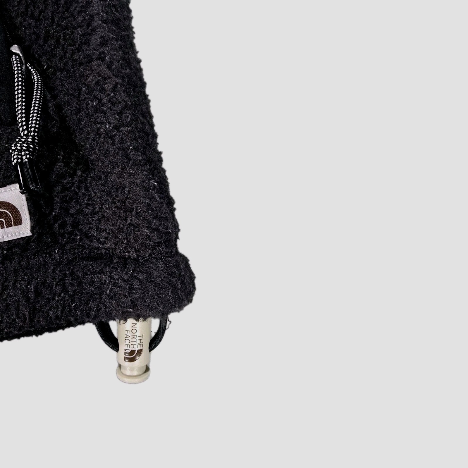 Rare VTG THE NORTH FACE 1/4 Button Front Hooded Fleece Sweatshirt 2000s WMNS S_p image 10
