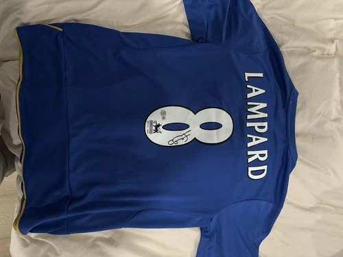 Chelsea Frank Lampard Autograph Soccer Jersey Umbro Authentic with Beckett COA