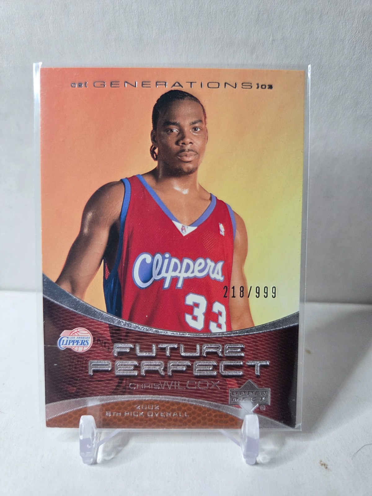 2002-03 Upper Deck Generations - Future Perfect Chris Wilcox #58 /999