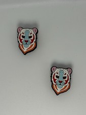 Lisa Frank Colorful Funny Groovy For Crocs Shoe Charms 2 Pc