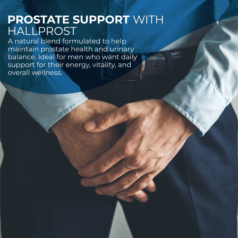 HALLPROST ULTRA Prostate health supplements for men - Inflamed prostate  60 Caps - Image 4 of 4