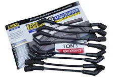 Taylor 51046 Street Thunder 8mm Ignition Wire Set LS Wires 135 Deg Black 11"