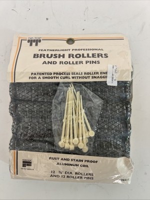 Tip-Top Featherlight Aluminum Brush Rollers 7/8 in Silver Rust-proof Large