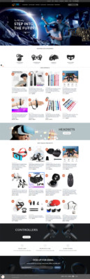 Virtual Reality Drop shipping Store Website Free Hosting / Setup