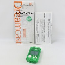 Dreamcast VISUAL MEMORY Boxed Lime Green HKT-7007-04 Sega Official VMU 9229