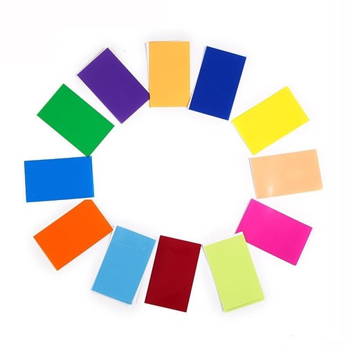 12 Stck. Blitz Farbkarte Diffusor Beleuchtung Gel Pop Up Filter für Kamera Speedlite - Bild 7 von 9