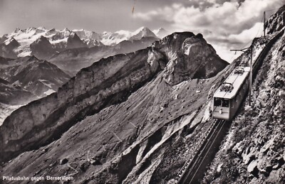 PILATUSBAHN GEGEN BERNERALPEN - SCHWEIZ - UNBESPIELT