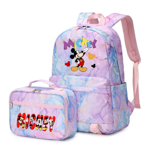 2 pz Topolino Minnie zaino multitasca borsa pranzo zaino set borsa scuola - Foto 12 di 56