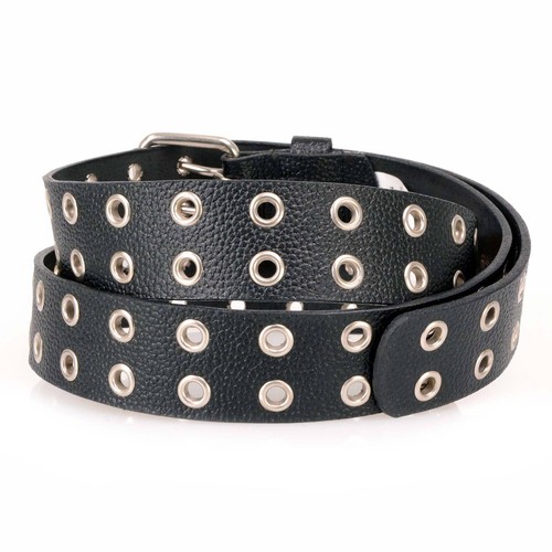 Cinturón con hebilla de níquel con detalles de ojal de cuero genuino para hombre Milwaukee 7119 - Imagen 7 de 12