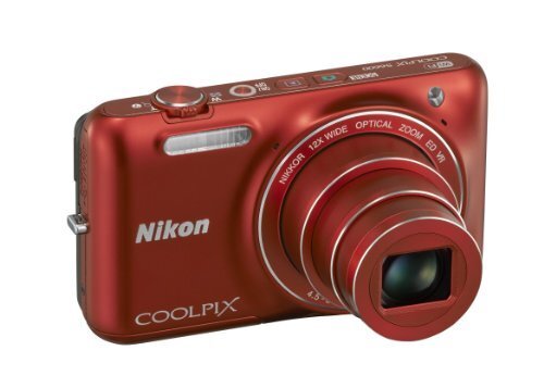 Nikon COOLPIX レッド 充電器付き MINT w/Charger] Nikon COOLPIX S9700 16.0MP Compact Digital