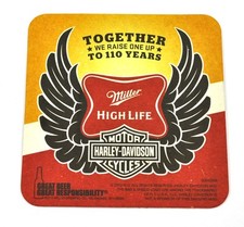 Harley Davidson MLR Beer 110 Years Bier Bierdeckel Untersetzer Coaster USA