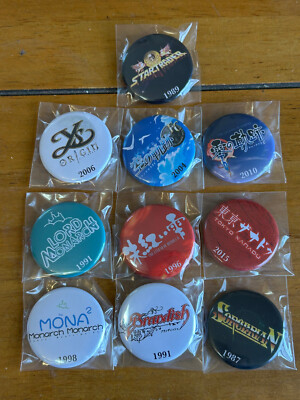 Trails Tokyo Xanadu Etc. Mini Can Badge Pins Nihon Falcom Title Badge Collection