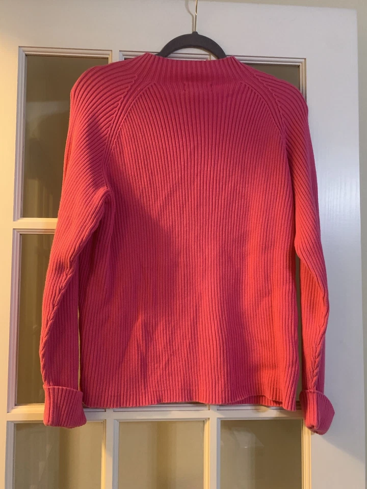 Studio Works Vintage Mujer Rosa Punto Suéter Manga Larga Talla XL Foto 4 de 4