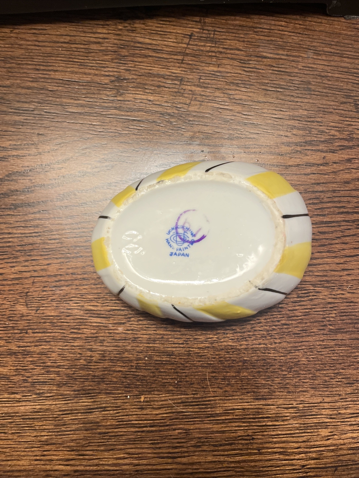 Vintage Ucagco ceramic Japan Fairy trinket box Rare eBay