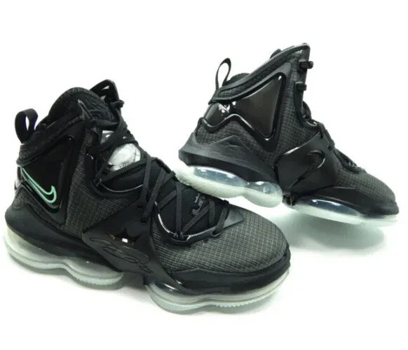 lebron shoes black and green
