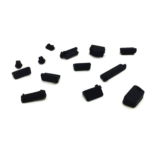 16pcs/set Notebook Colorful Anti Dust Plug Laptop Silicone Cover Stopper Lapt-7H - Imagen 8 de 14